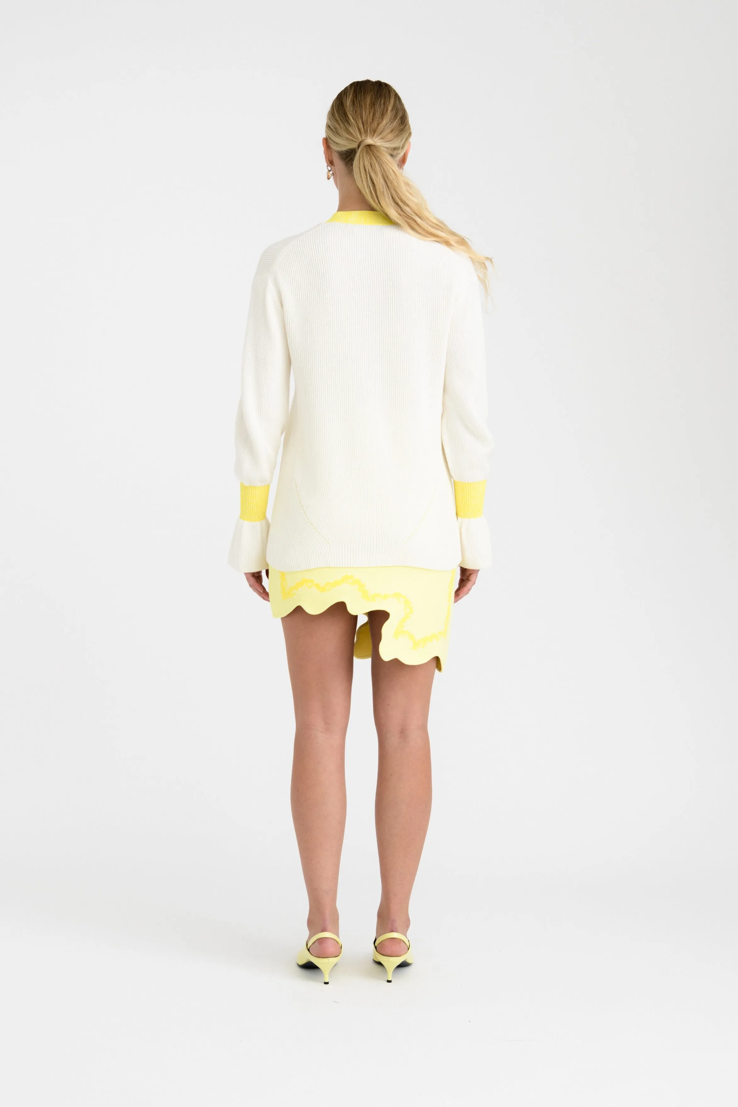 AMY CASHMERE COTTON OVERSIZED CARDIGAN