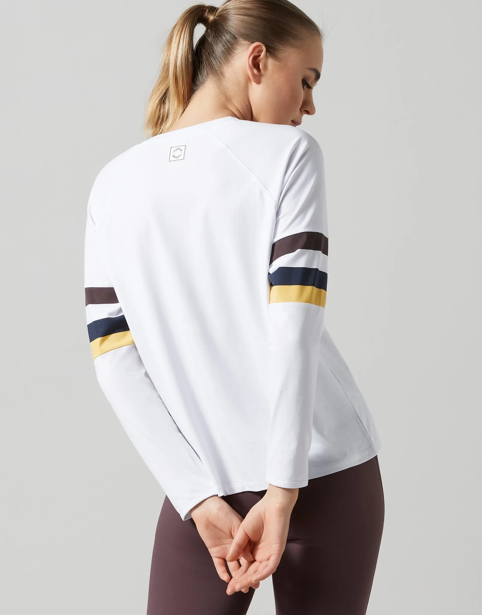 Anna Long Sleeved Tee in White