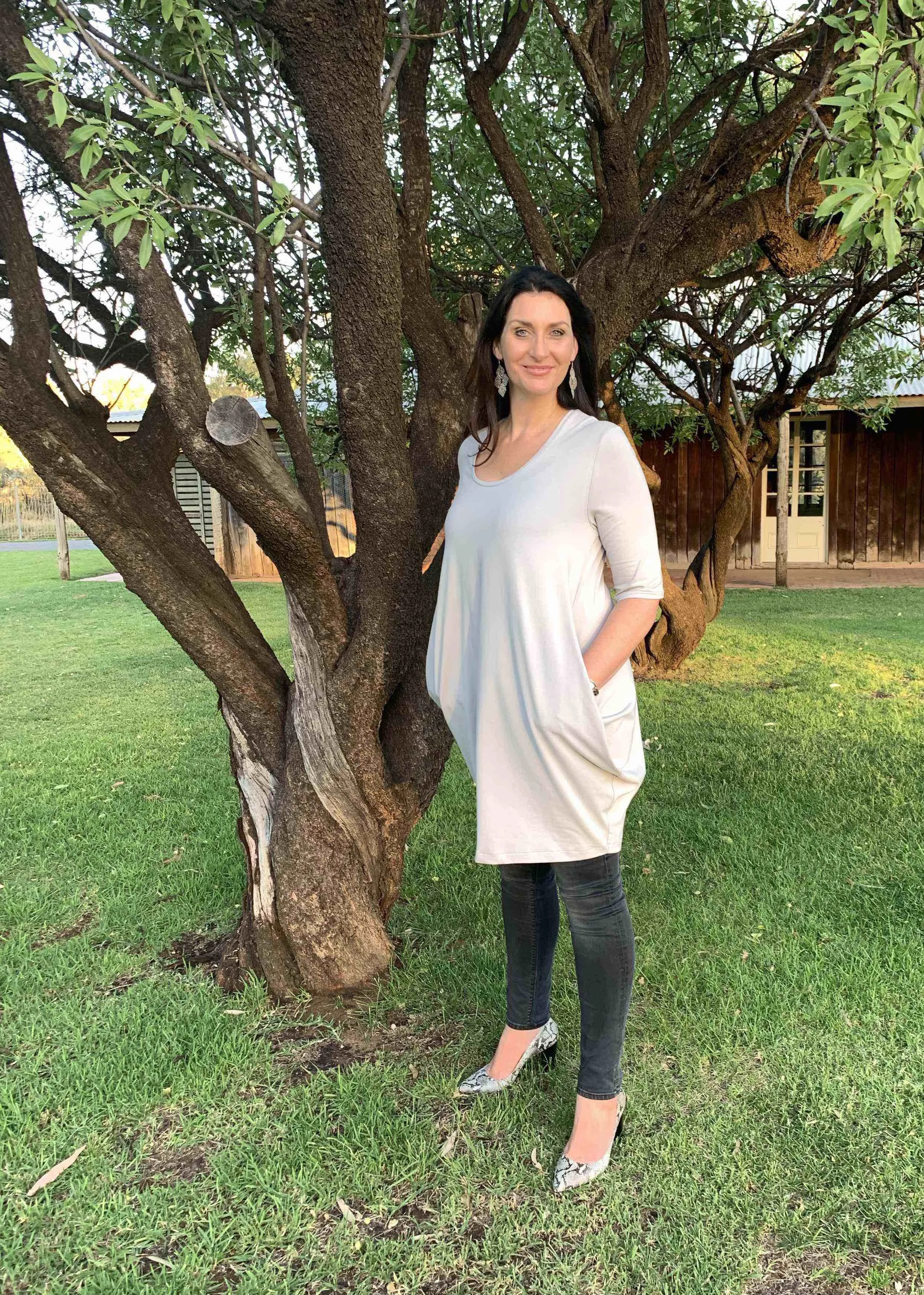 AVIVA Dress in Dove