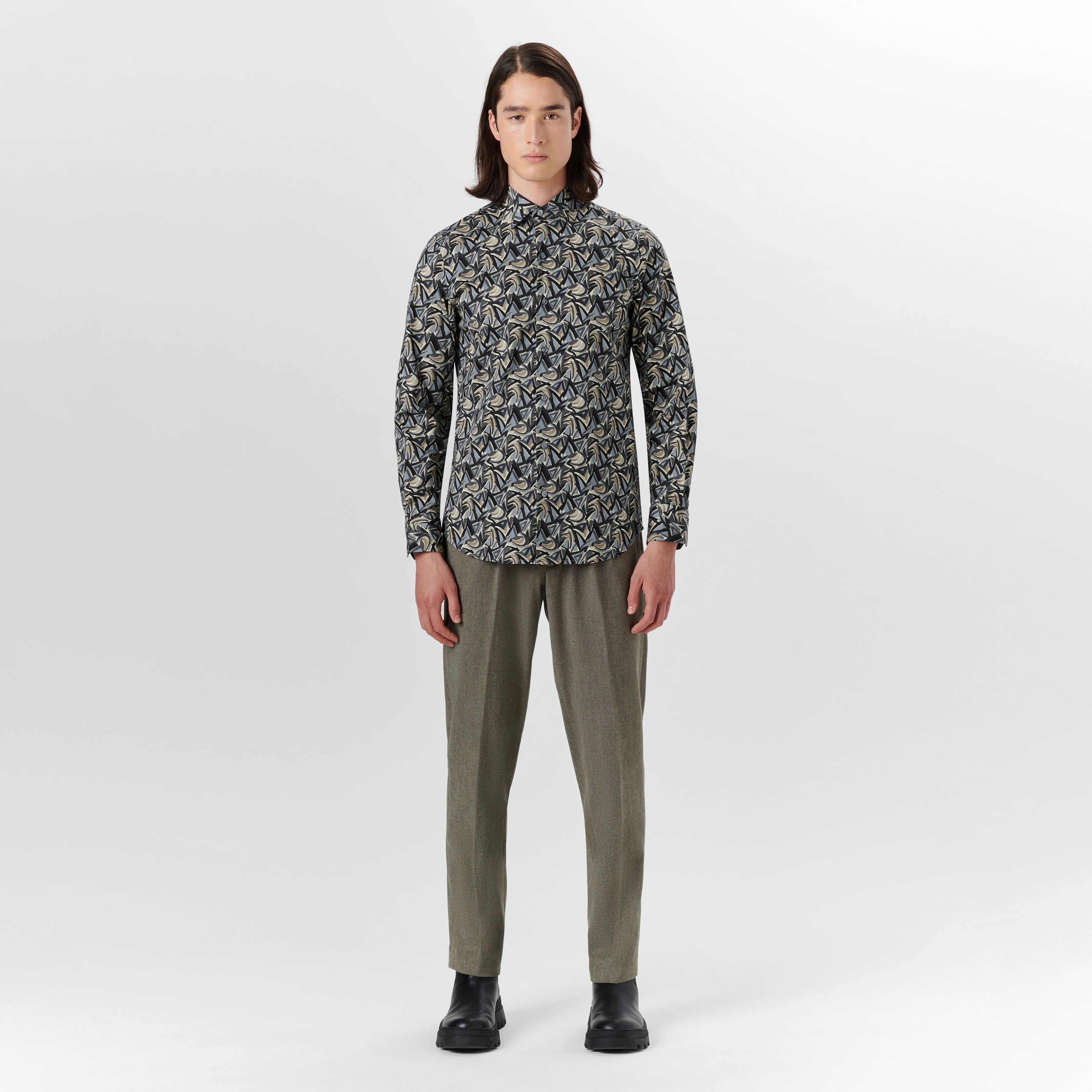 AXEL Abstract Print Shirt