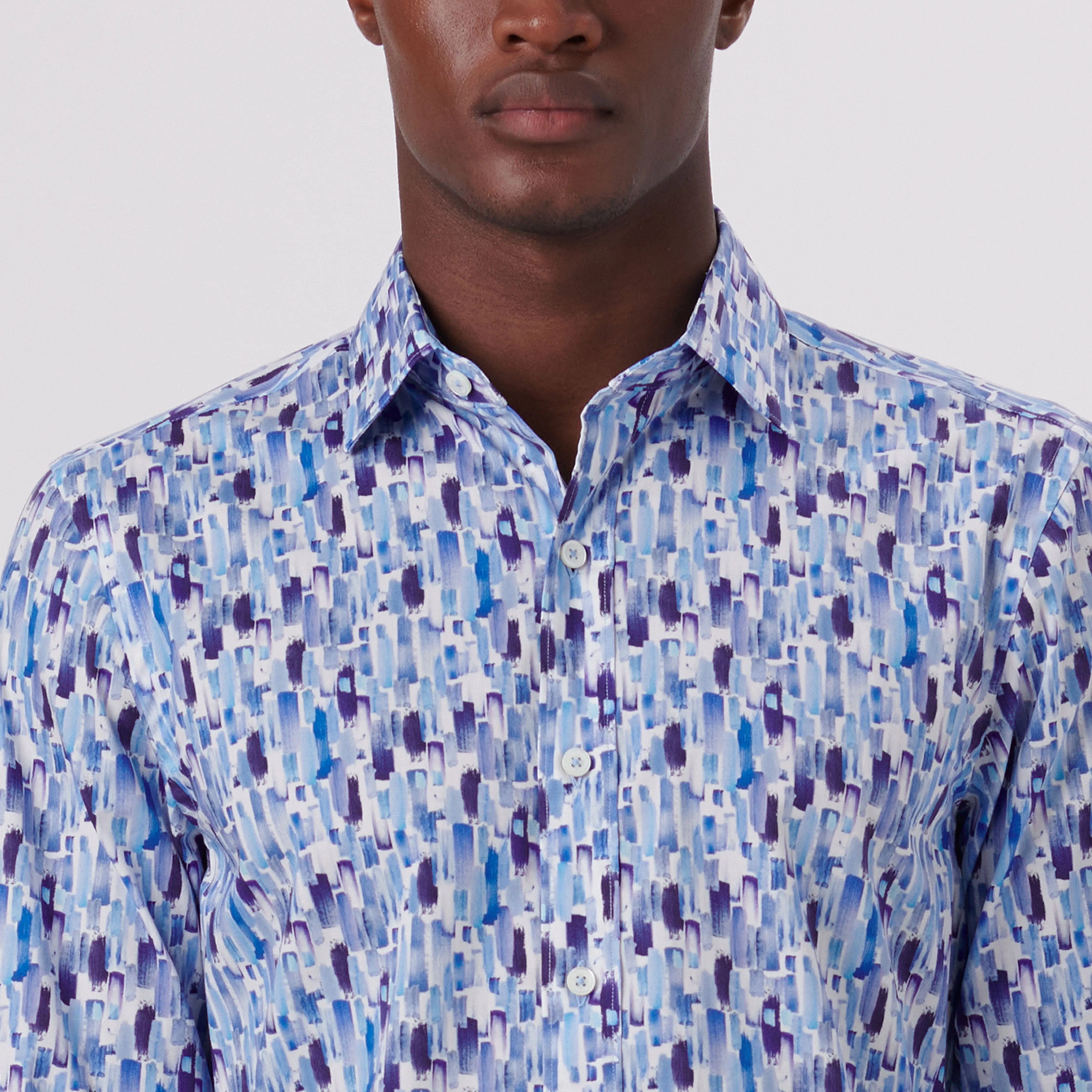 Axel Paint Strokes Print Shirt