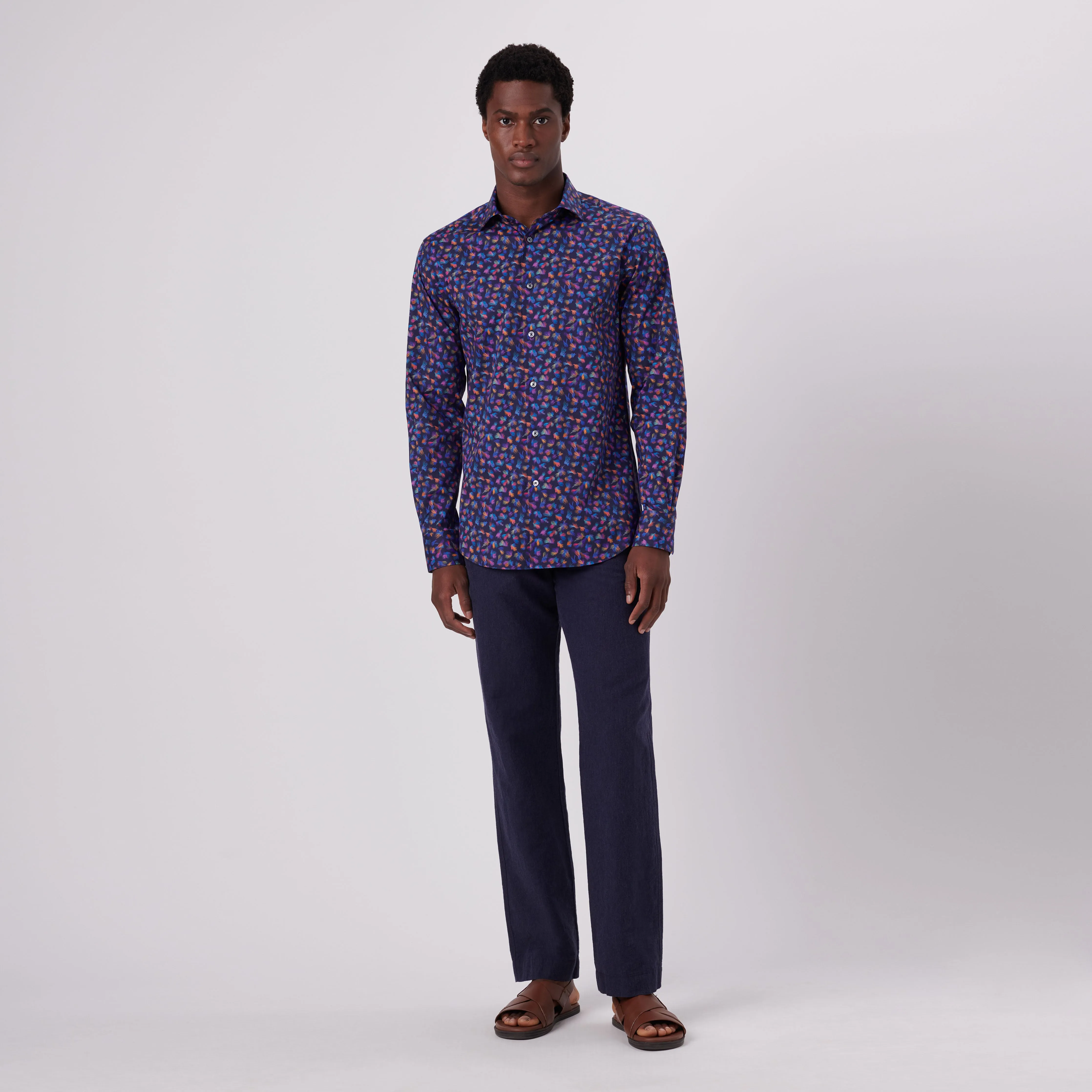 Axel Sea Lace Print Shirt