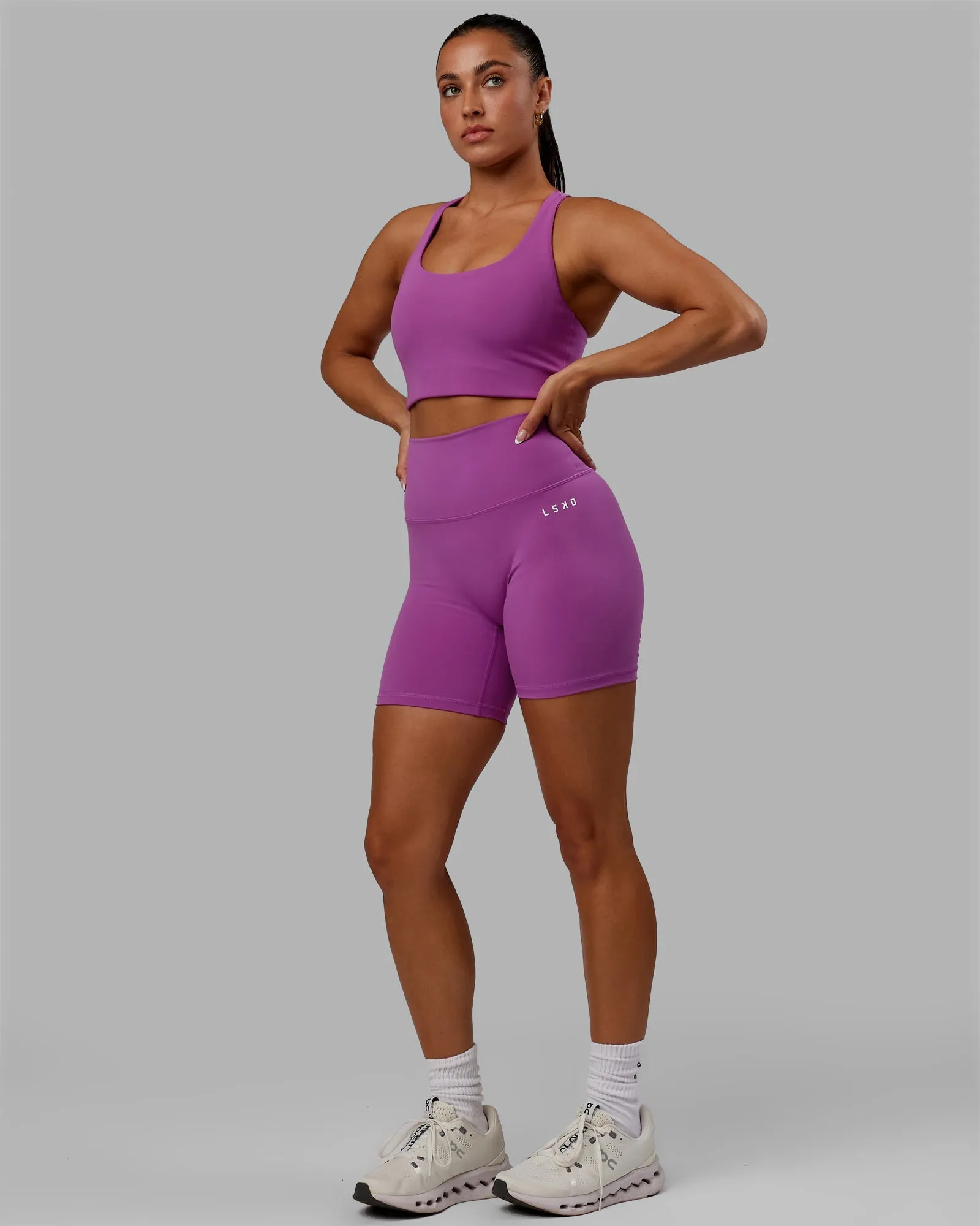 Base 2.0 Mid-Length Shorts - Hyper Violet