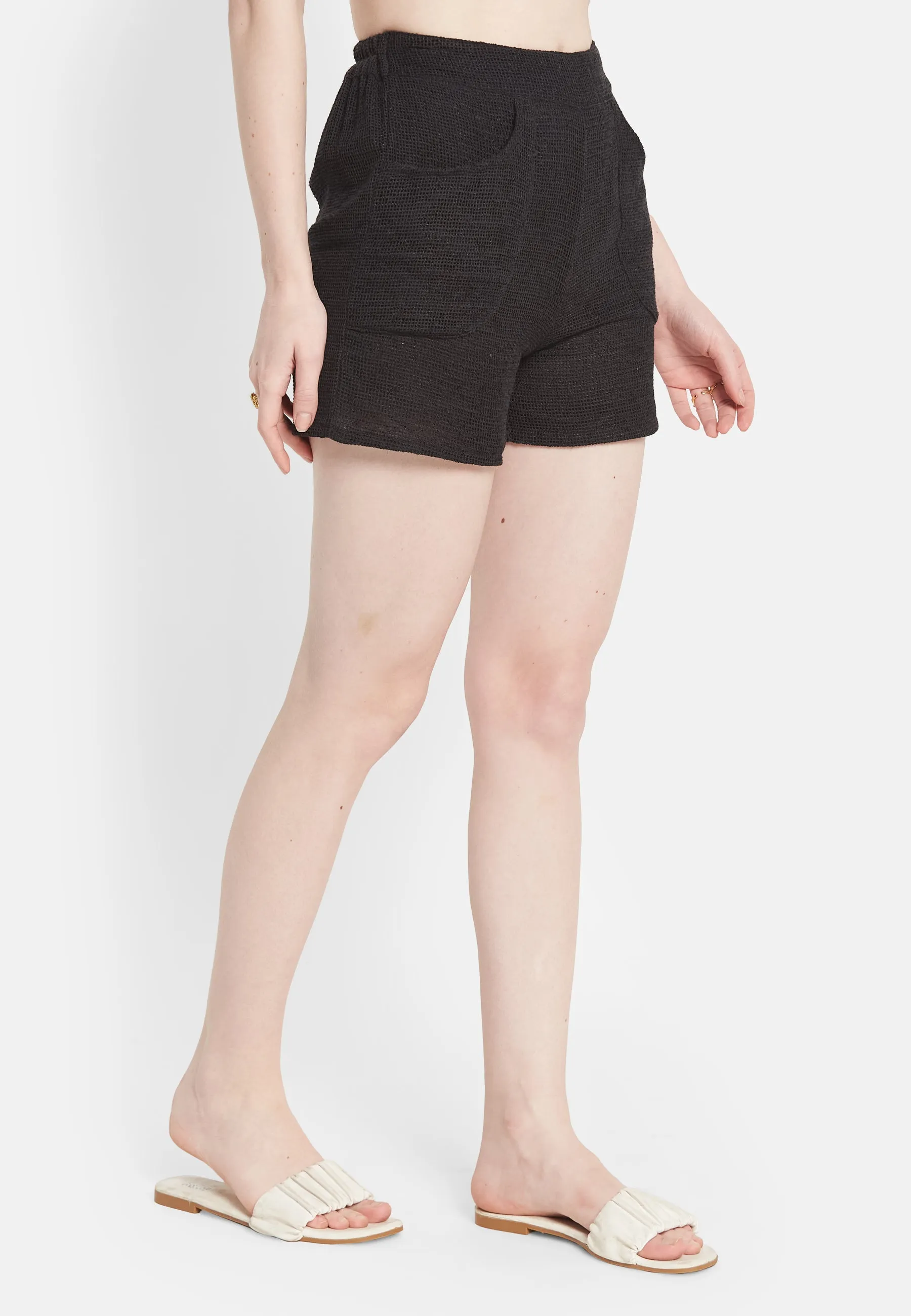 Bay Black Shorts