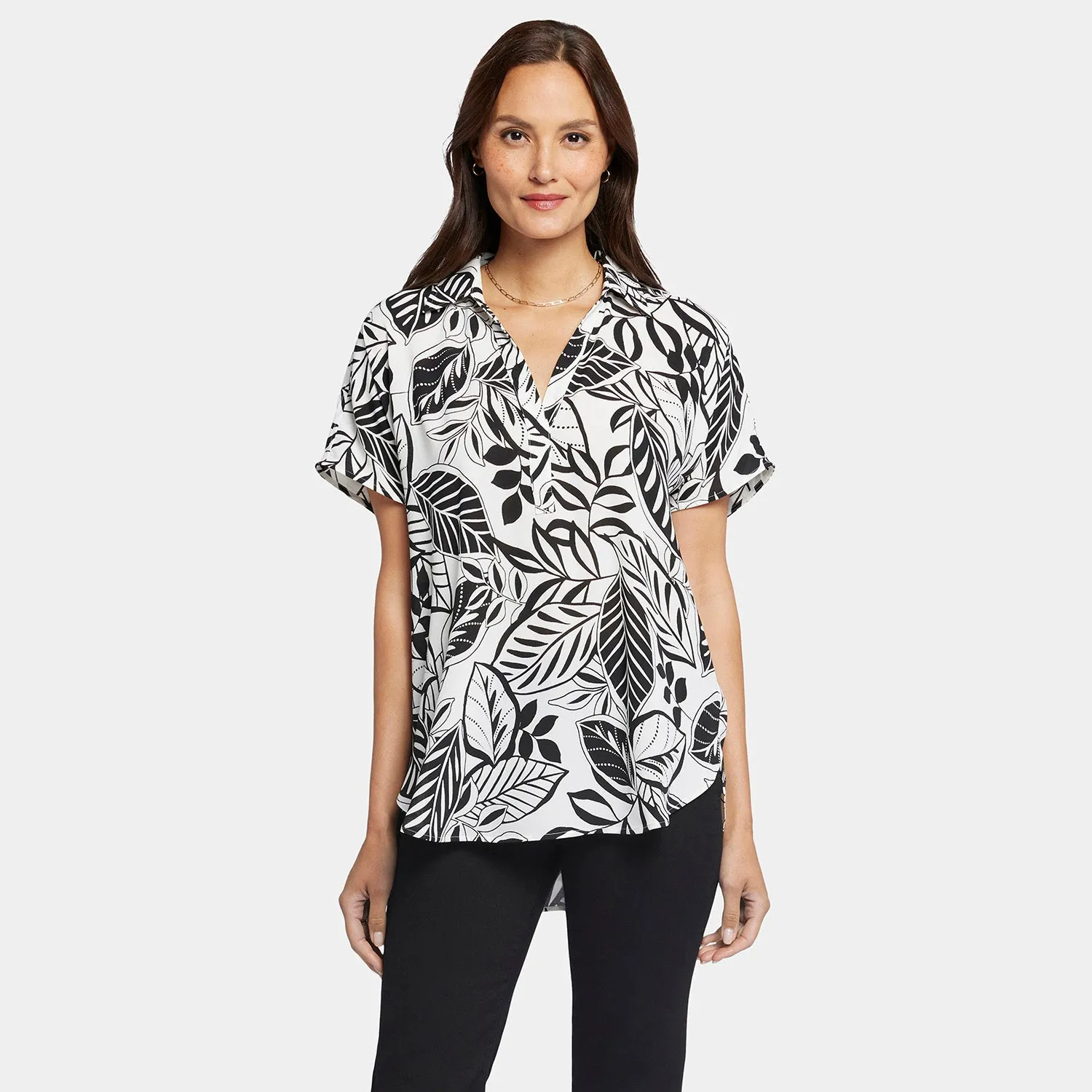Becky Short Sleeved Blouse - Gerania