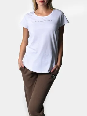 Bedazzled House of Eleven White Tee
