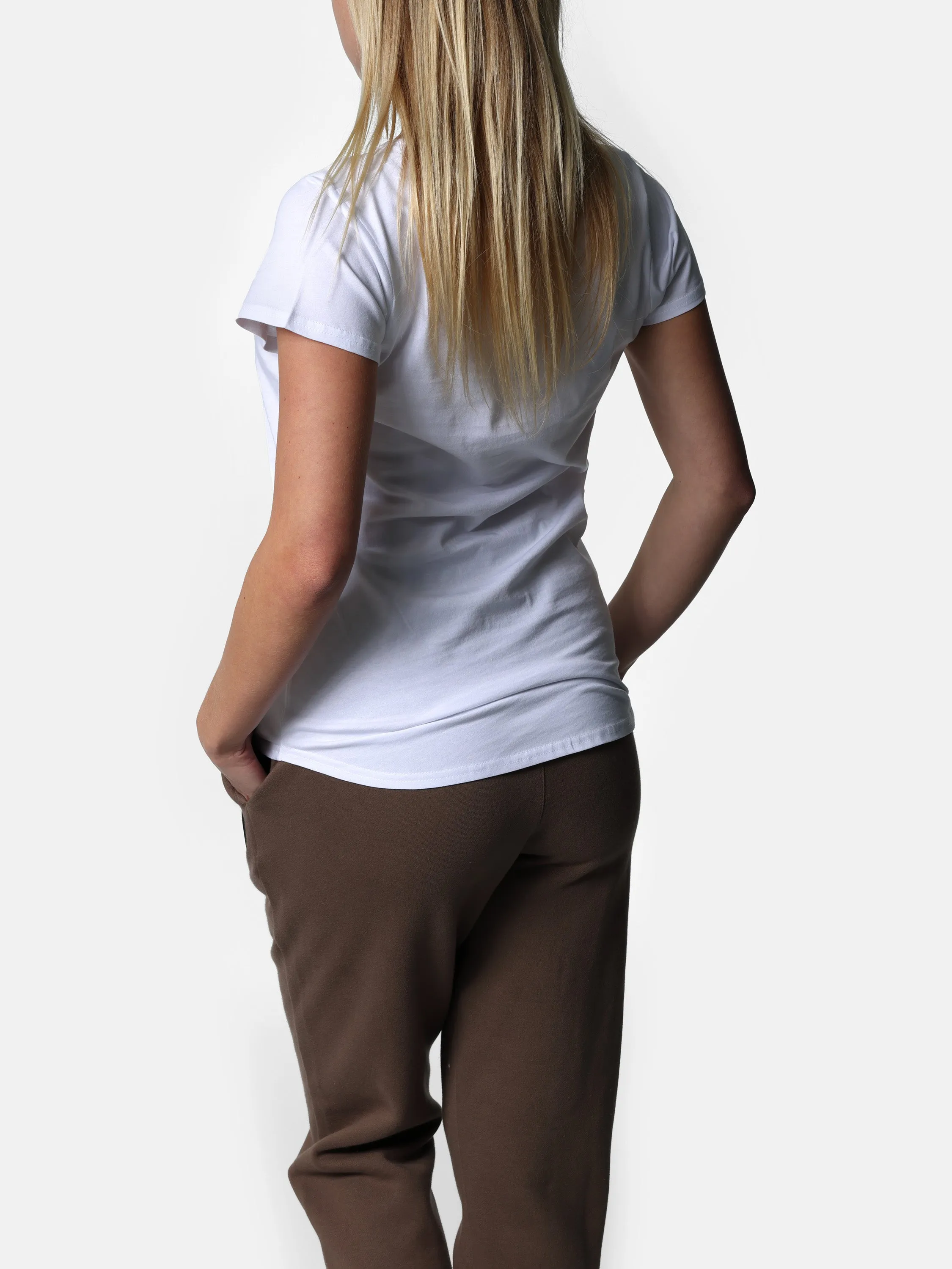 Bedazzled House of Eleven White Tee