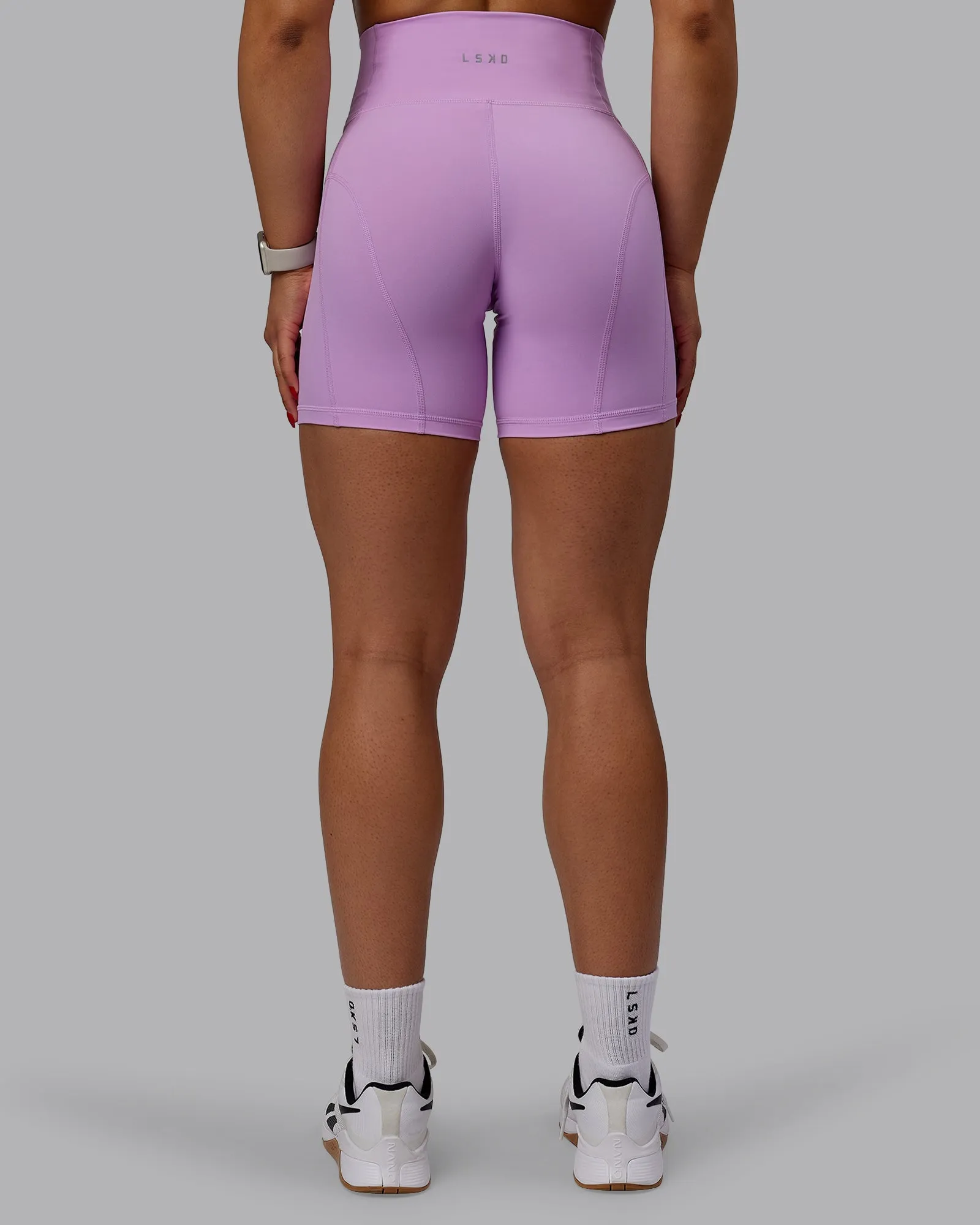 Bend Mid-Length Shorts - Light Violet