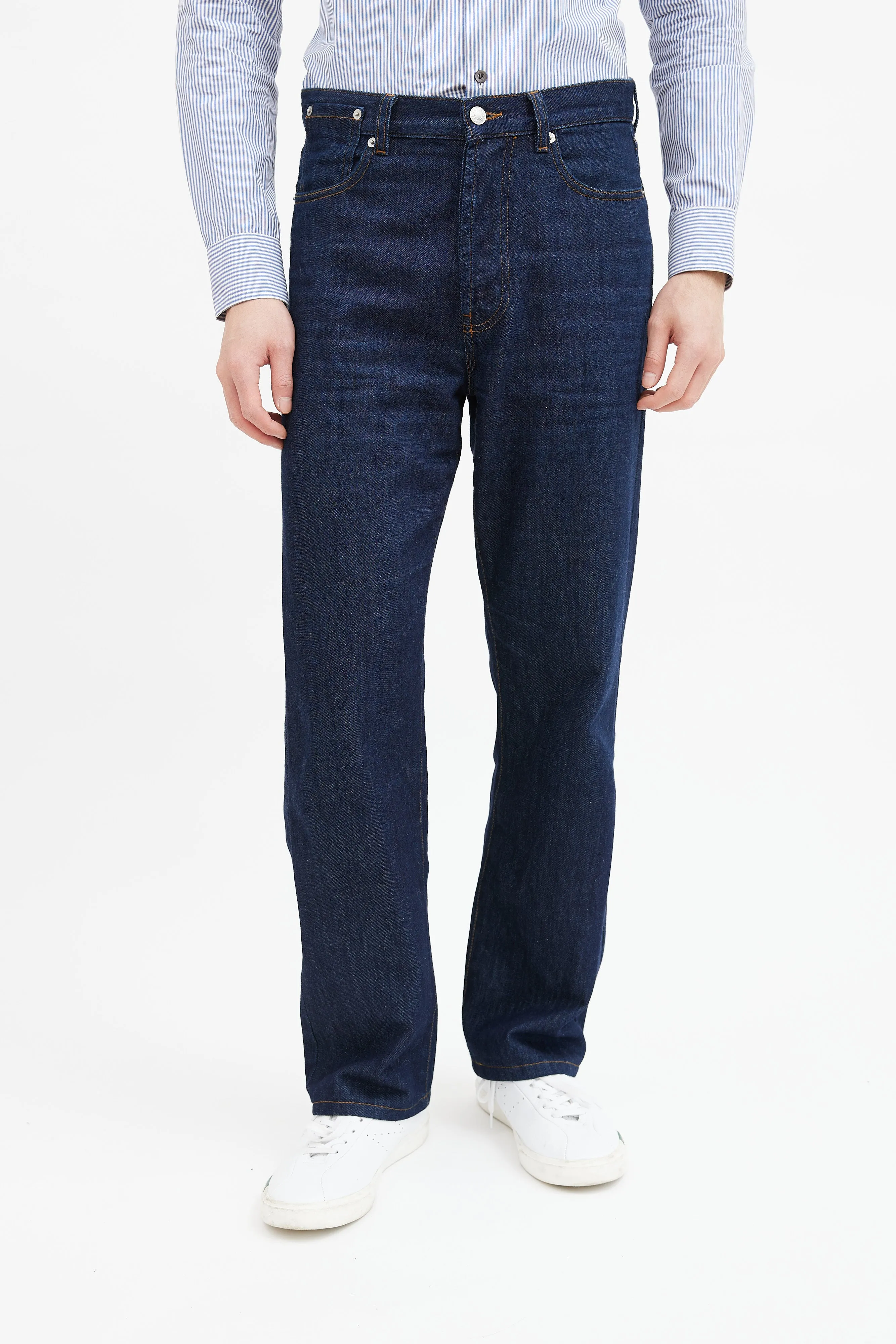 Blue Cotton Denim Jean