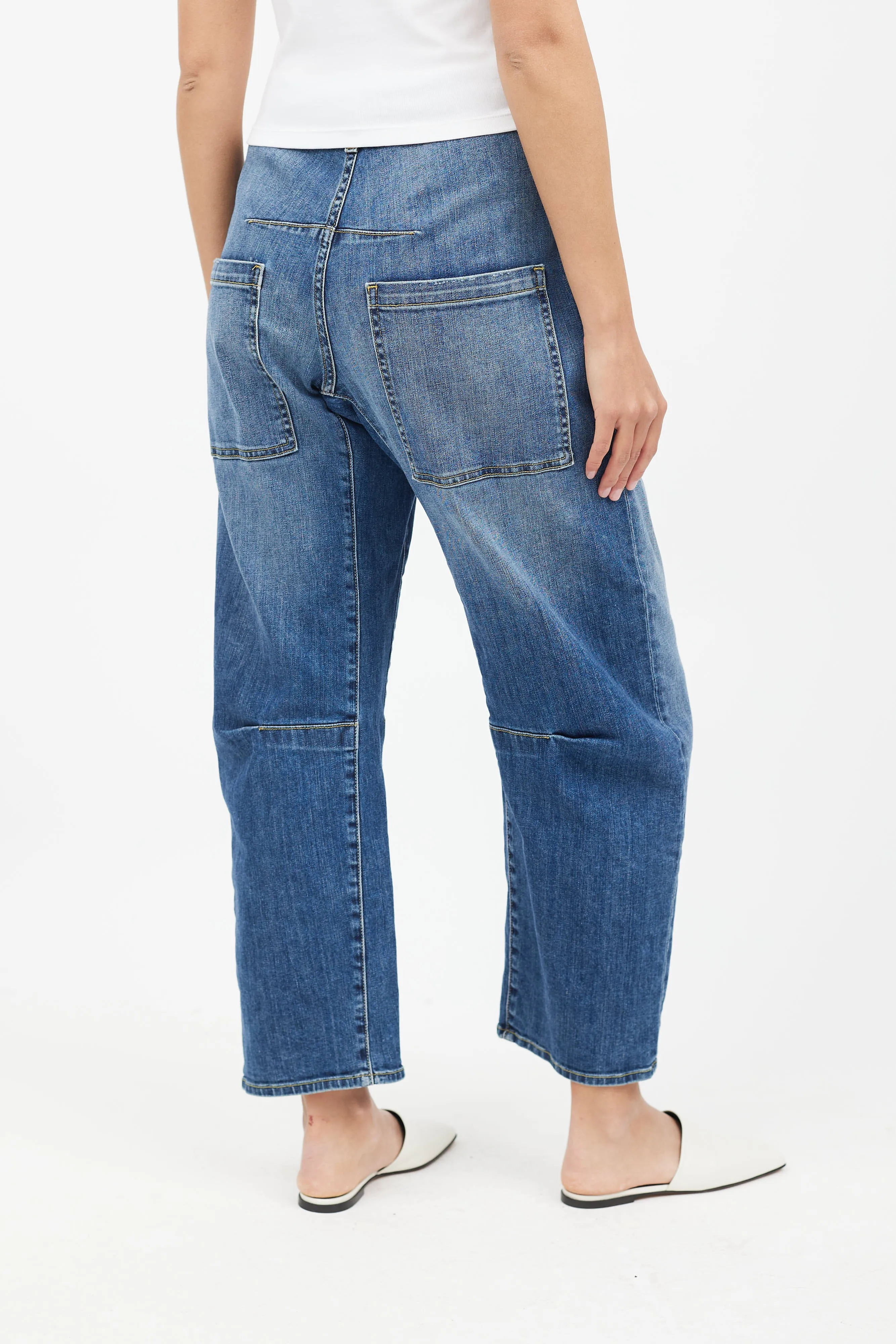 Blue Medium Wash Denim Jean