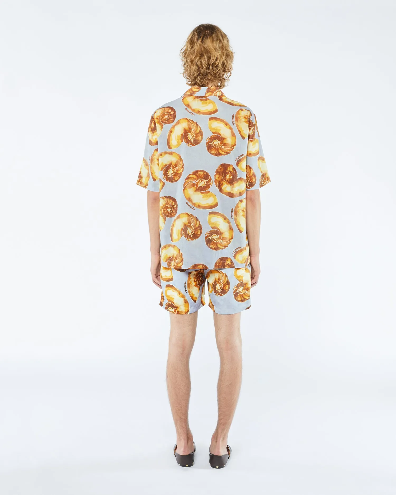 Bodil - Sale Cotton Voile Shirt - Seashell Blue