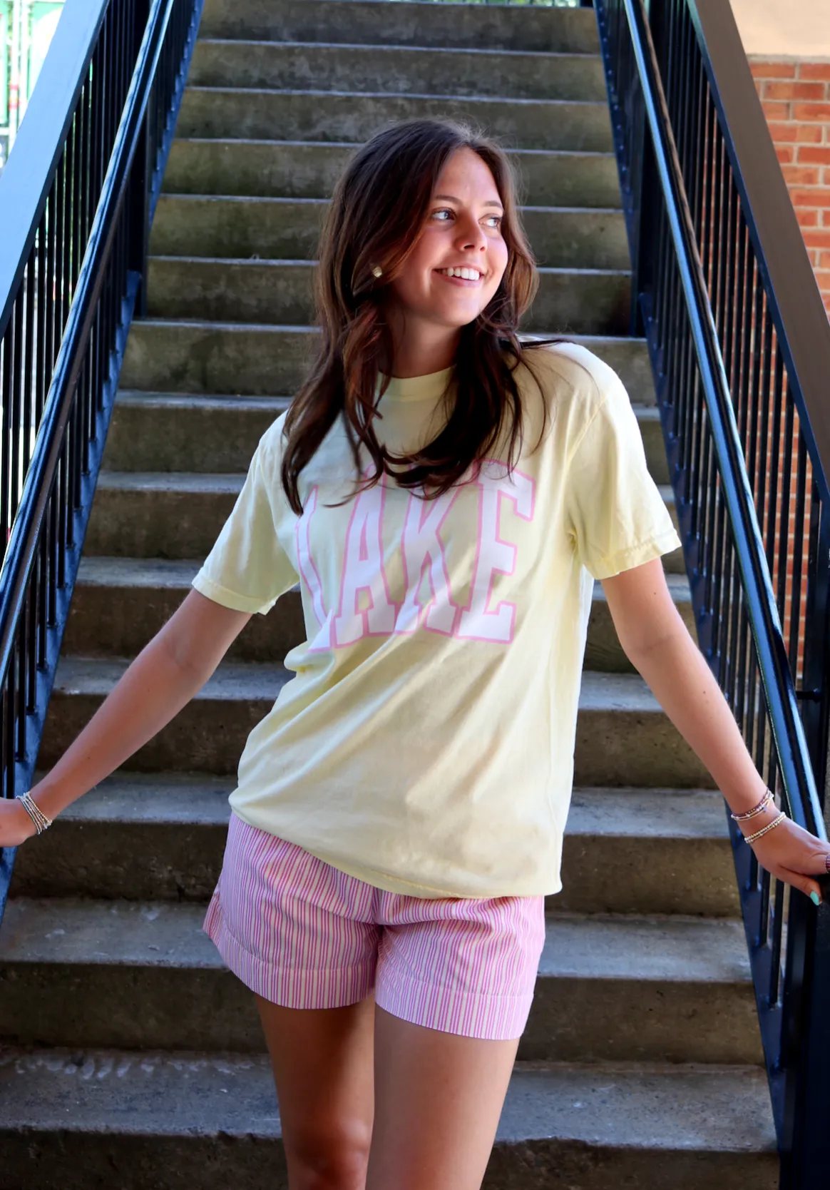 Candy Stripe Button Up Set