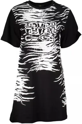 Cavalli Class Black Cotton Women Women's Dress