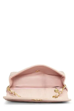 Chanel,  Pink Linen Diana Flap Small, Pink