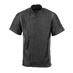 Chef Works Urban Delancey Short Sleeve Denim Chefs Jacket Size M