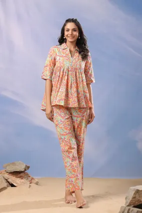 Chromatic Bliss Cotton Co Ord Set