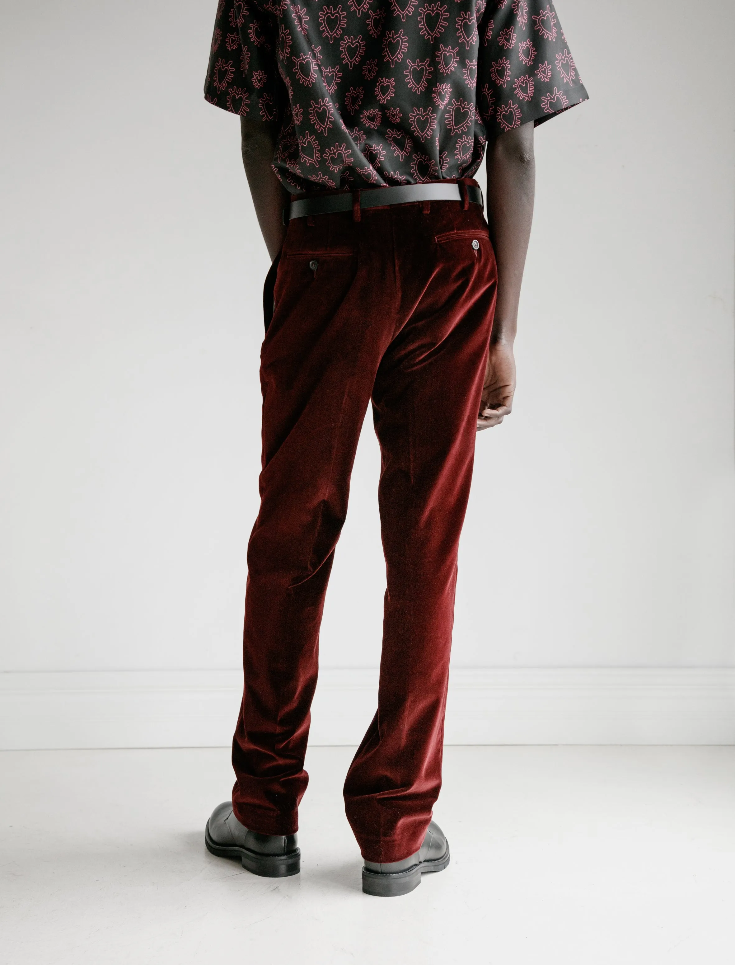 Classics Trouser Cotton Velvet Bordeaux