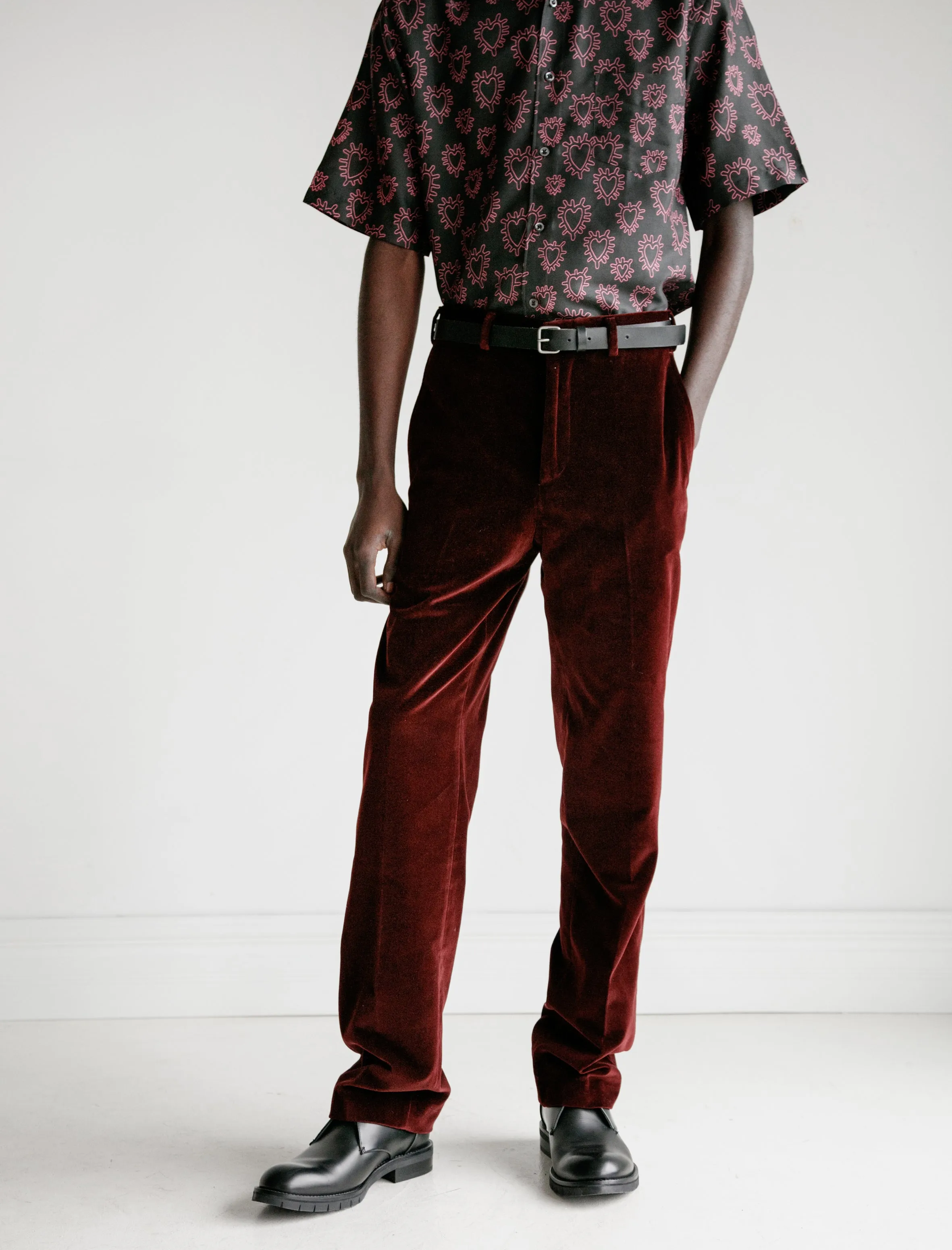 Classics Trouser Cotton Velvet Bordeaux
