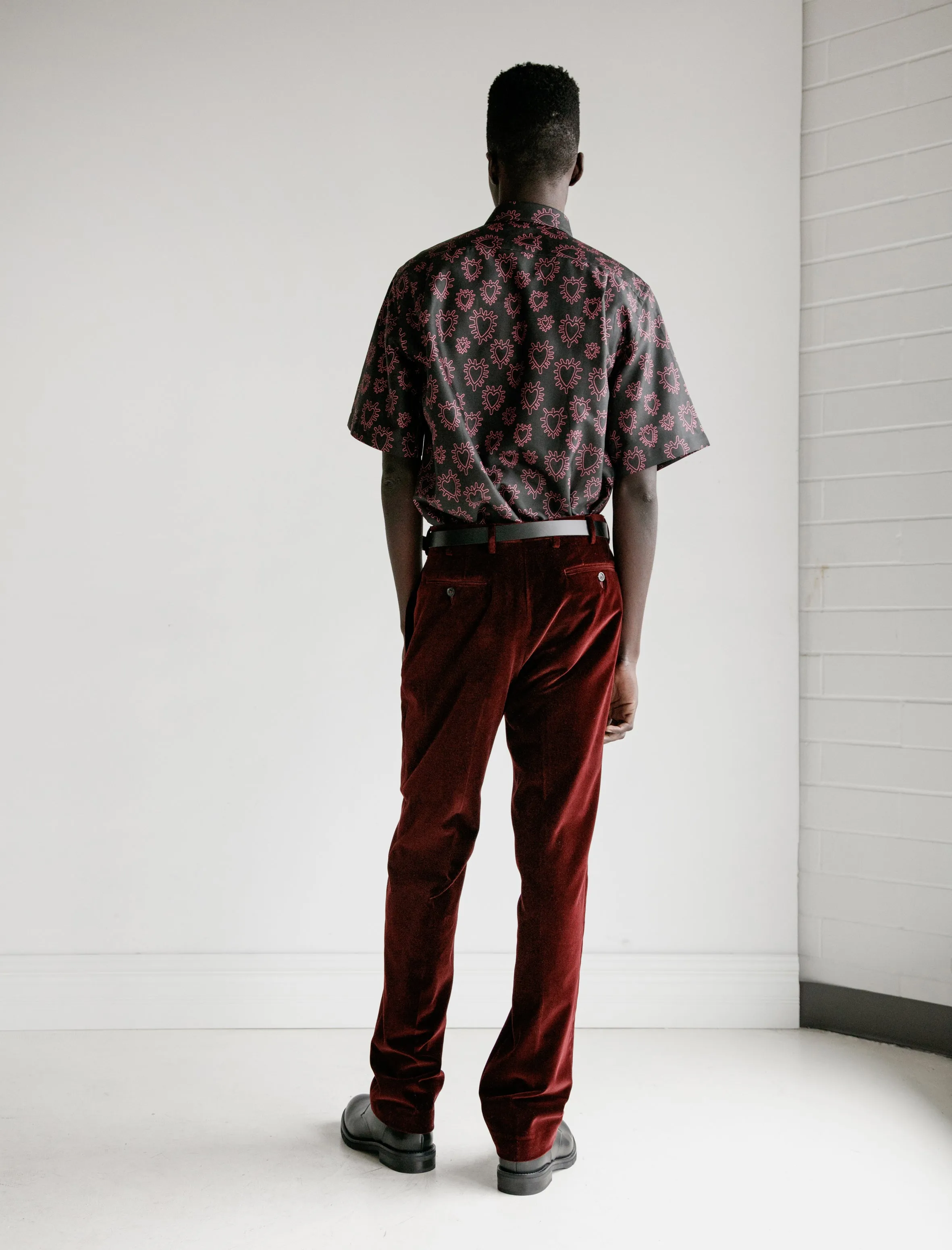 Classics Trouser Cotton Velvet Bordeaux