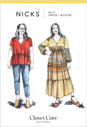 Closet Core - Nicks Dress and Blouse Pattern