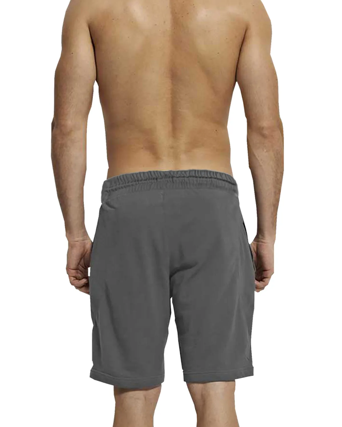 Color Block Men Dark Grey Black Regular Shorts