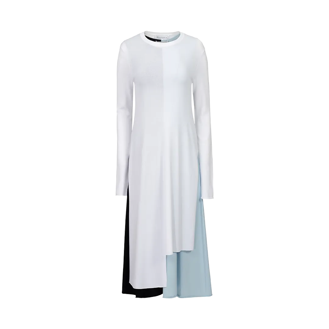 Colorblocked Layered Dress