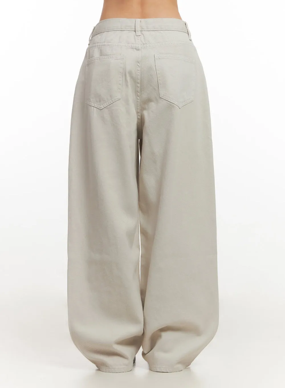 Comfy Cotton Wide-Leg Trousers IM513