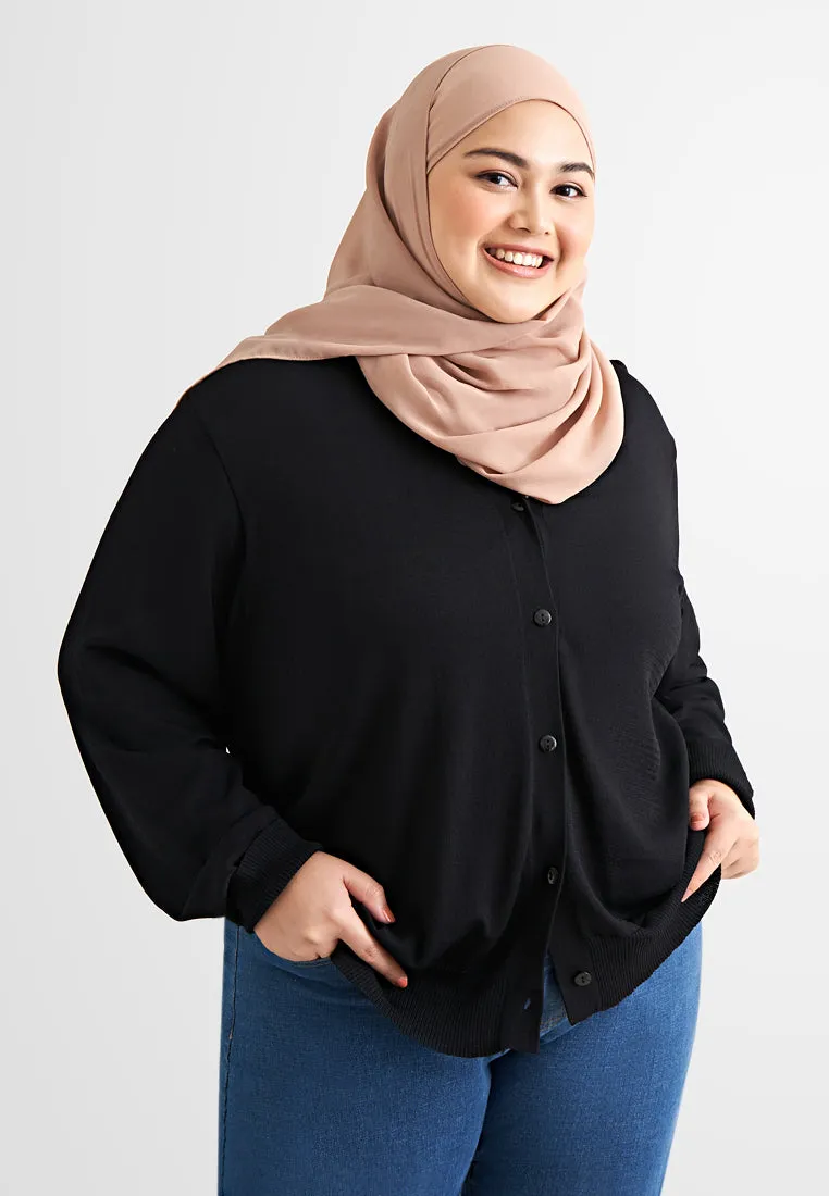 Crissa Classic V-Neck Knit Cardigan