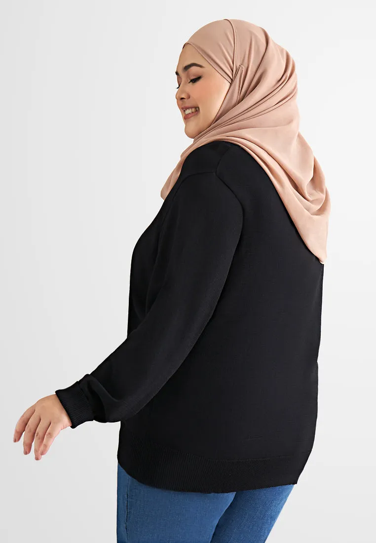 Crissa Classic V-Neck Knit Cardigan