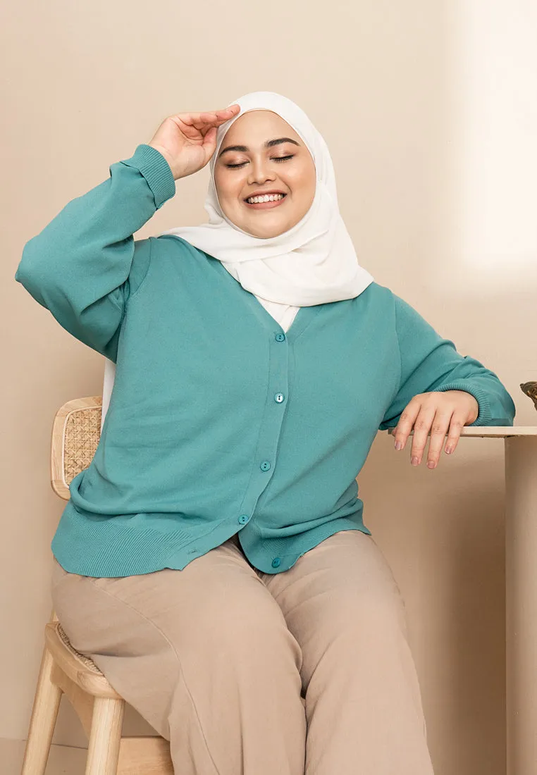 Crissa Classic V-Neck Knit Cardigan