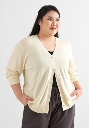 Crissa Classic V-Neck Knit Cardigan