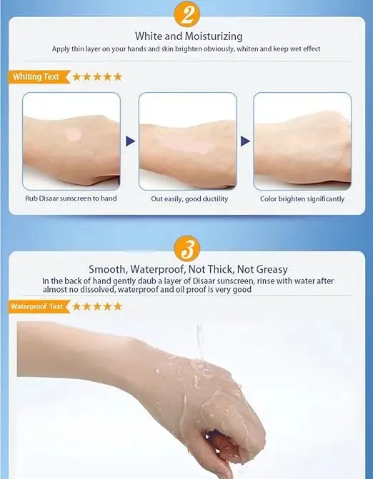 Disaar moisturizing Sunscreen Cream 100ml