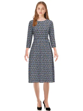 Ditsy Floral Long Sleeved Dress