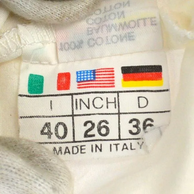 Fendi White Black Stitching Blouse
