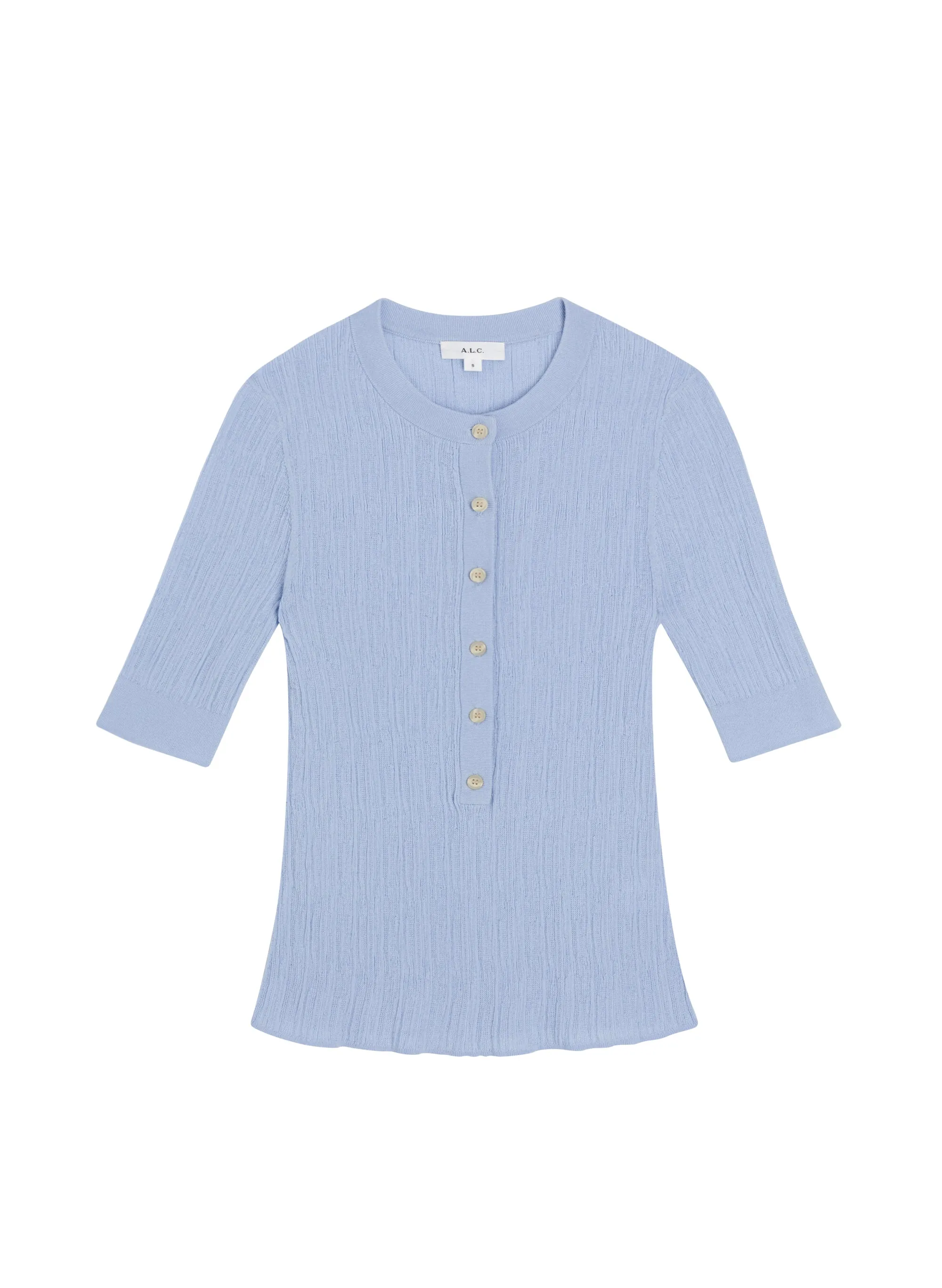 Fisher Fine Cotton Knit Top