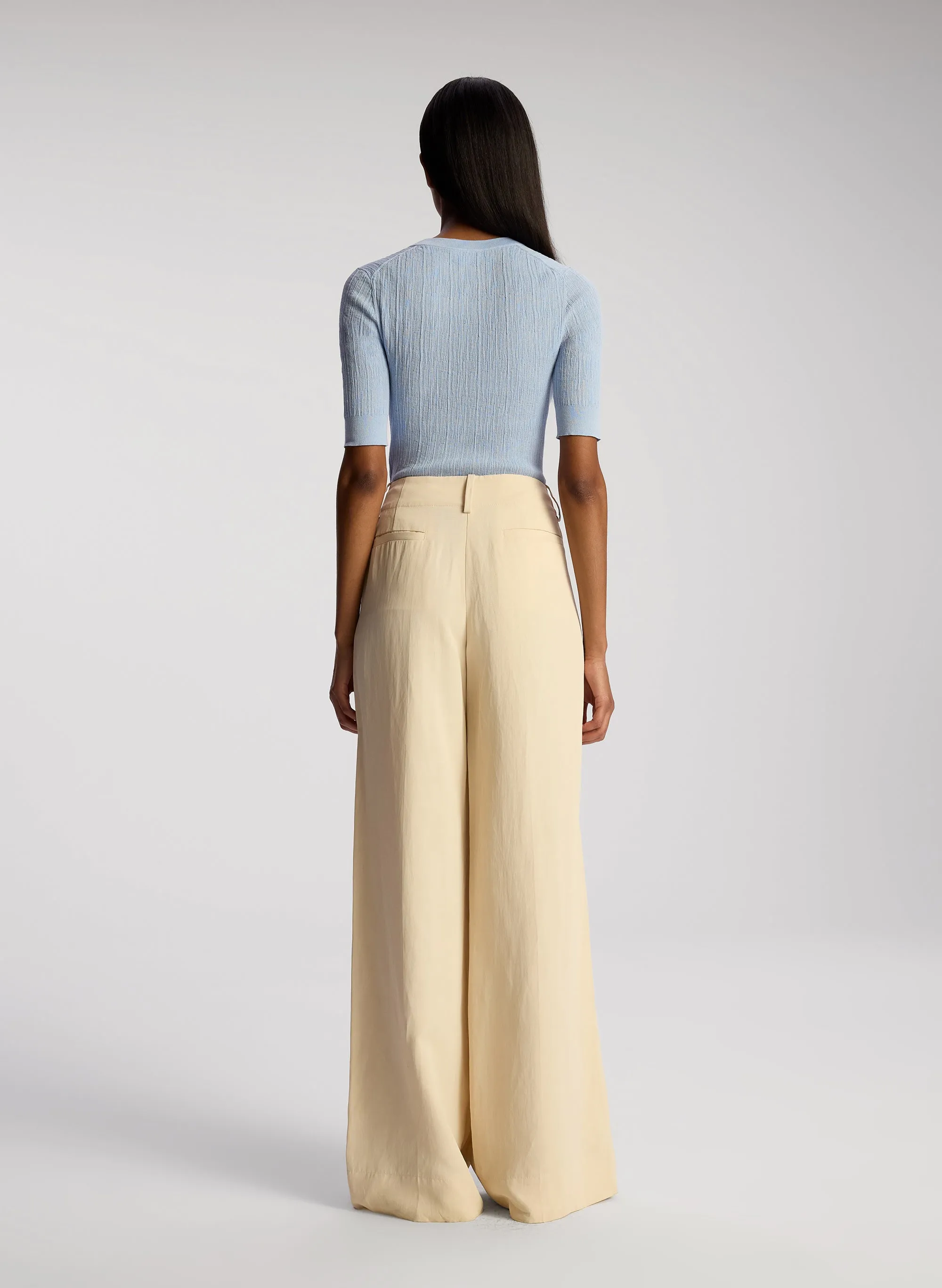 Fisher Fine Cotton Knit Top
