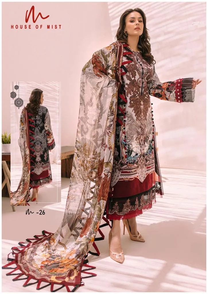 Ghazal Karachi Vol-3 Series 21-26 Pure Cotton Suit (315x06)