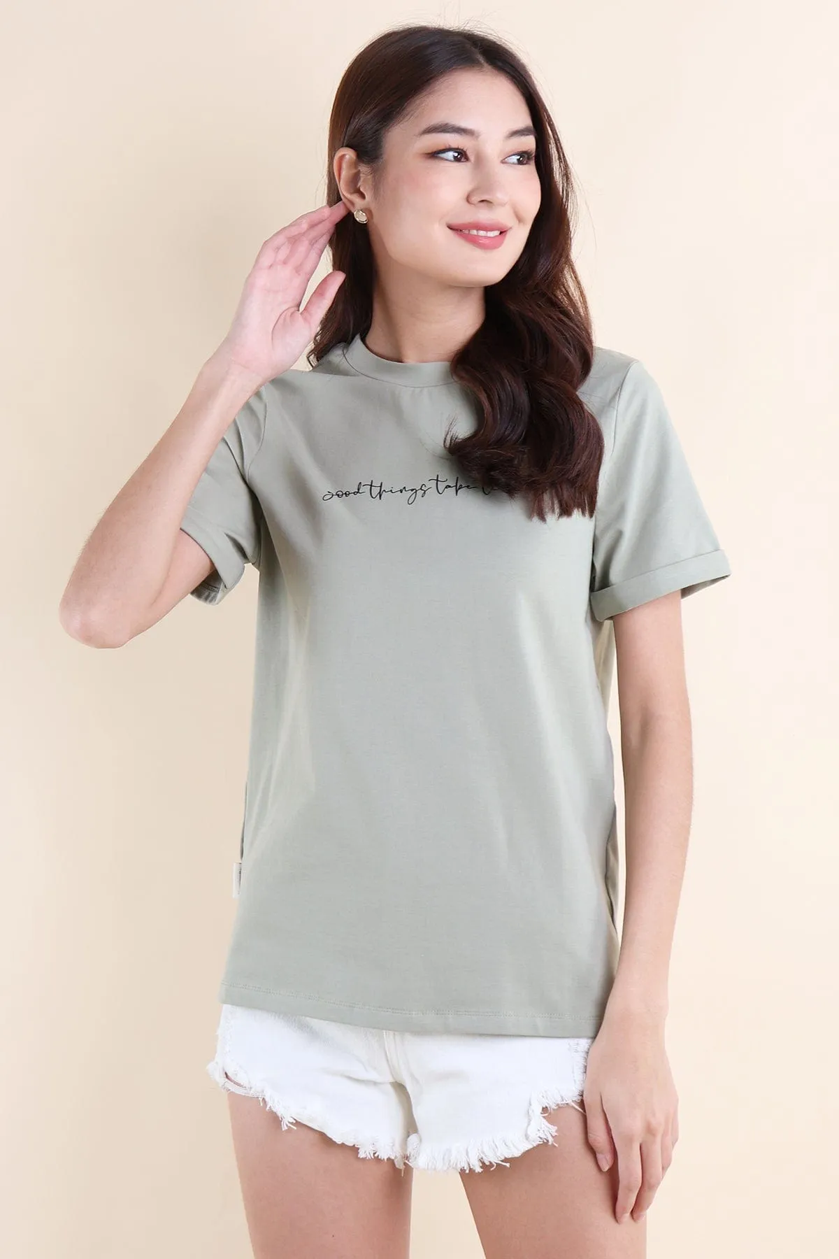 GOOD THINGS TAKE TIME QUOTE TEE BUNDLE