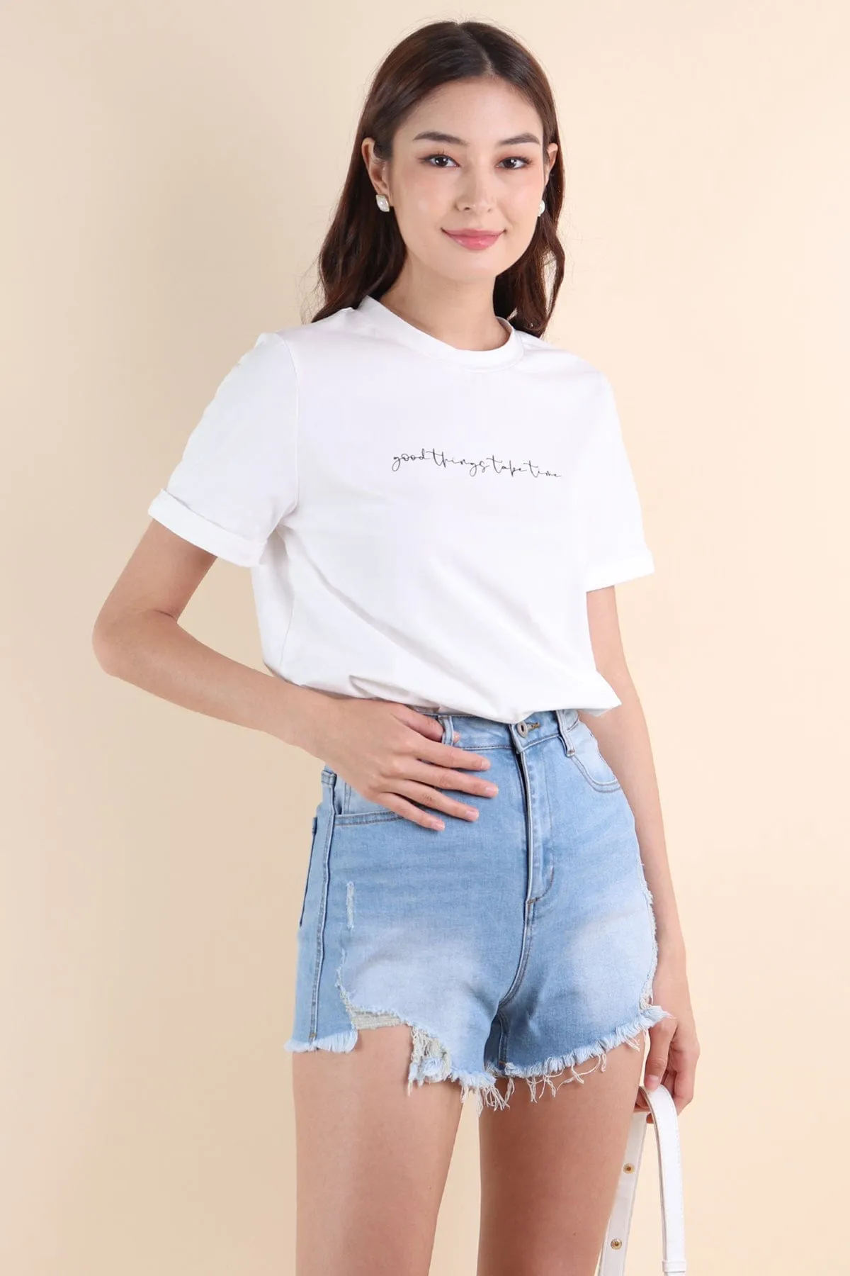 GOOD THINGS TAKE TIME QUOTE TEE BUNDLE
