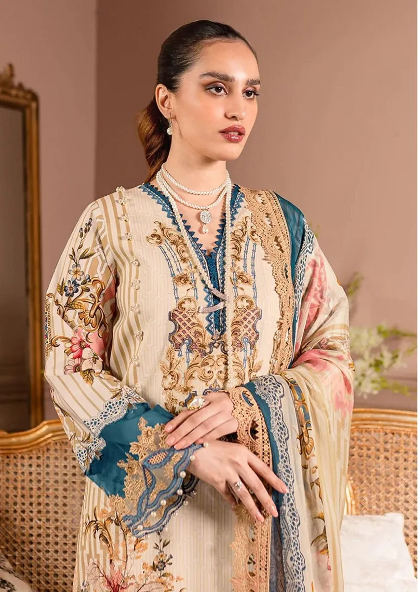 Gull Aahmed Azure Series 1001-1006 Pure Lawn Cotton Suit (390x06)