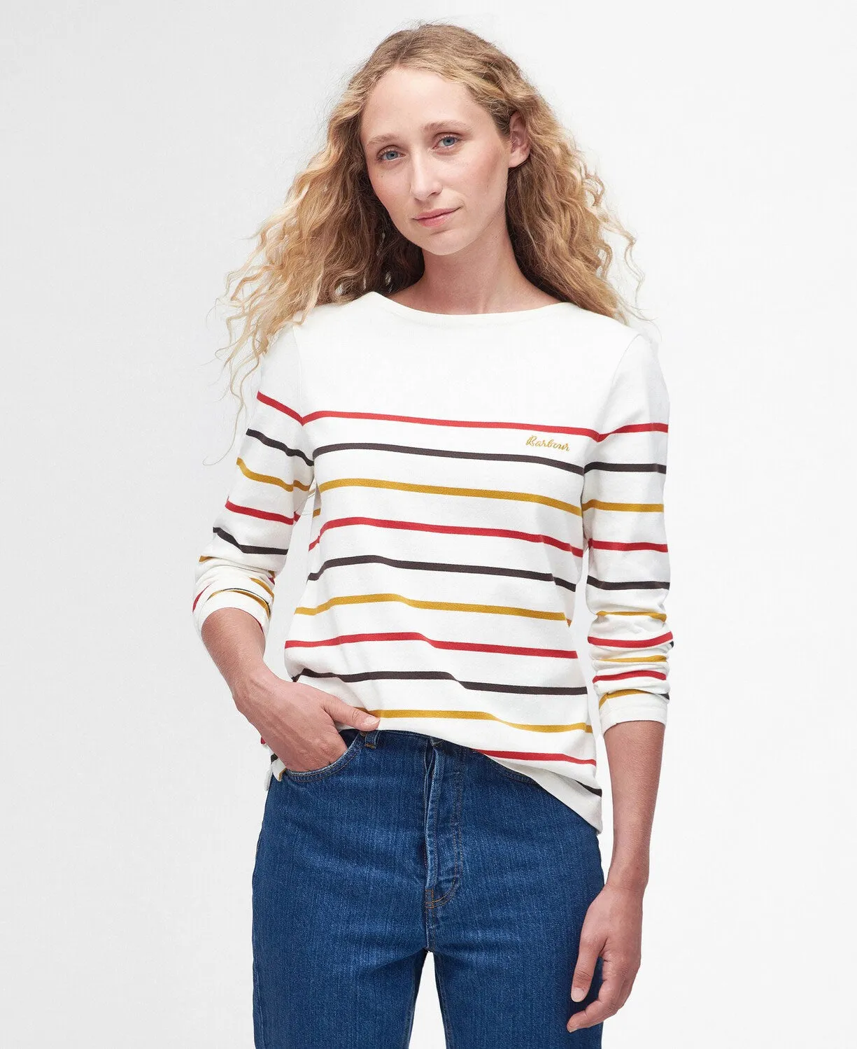 Hawkins Top - Cloud Stripe