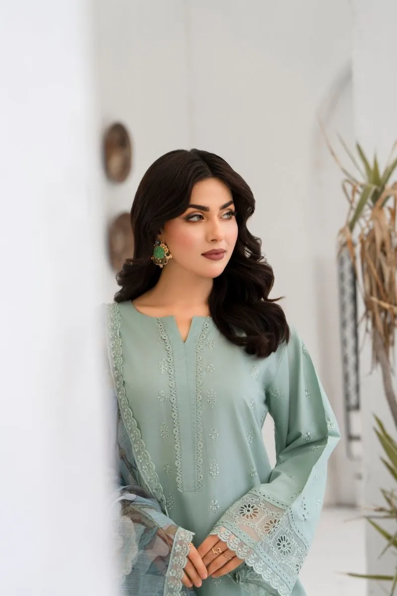 Karma Embroidered Chikankari Cotton Lawn Suit KAR128