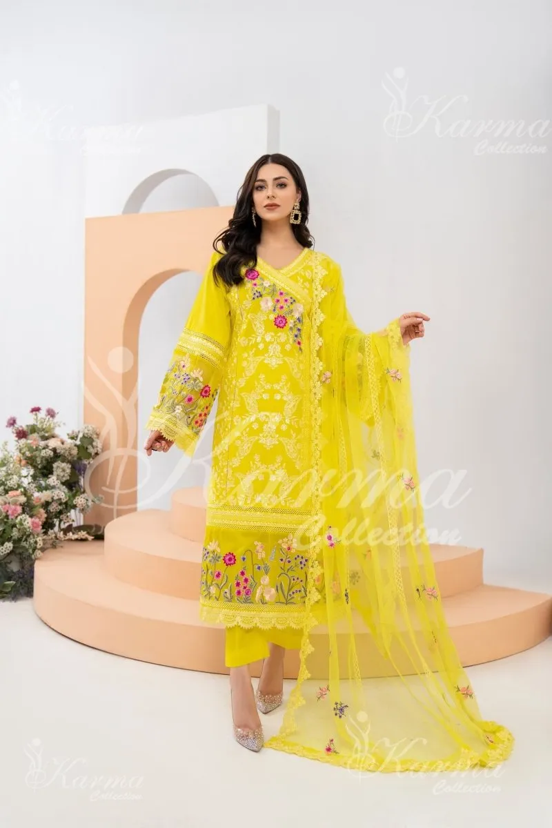 Karma Festive Embroidered Suit KAR50