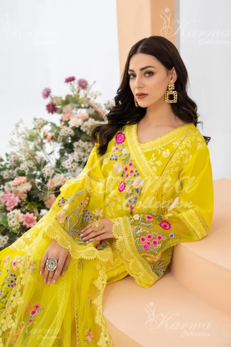 Karma Festive Embroidered Suit KAR50