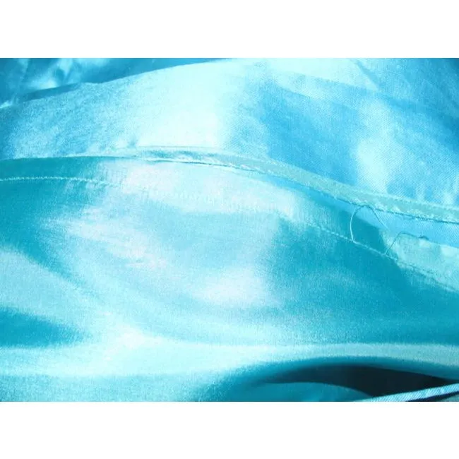 Kate Spade Turquoise Raw Silk Blend With Bow Accent Mid Length Cocktail Dress