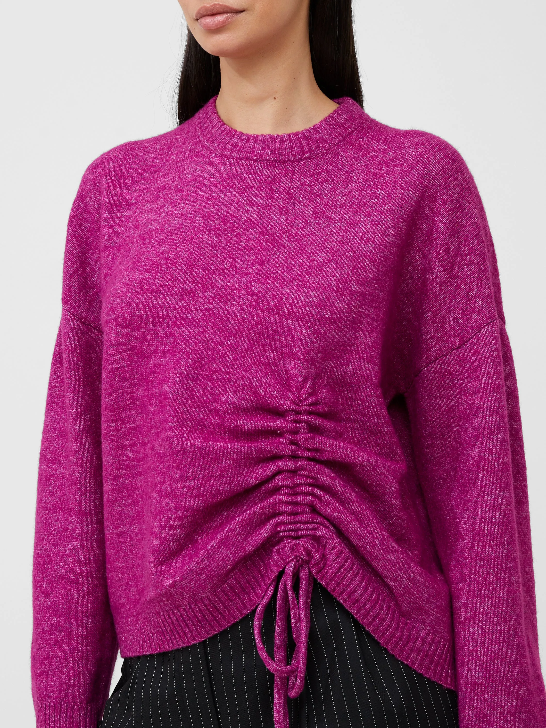 Chic Kezia Scrunch Tie Sweater - Stylish and Comfortable Fashion Top