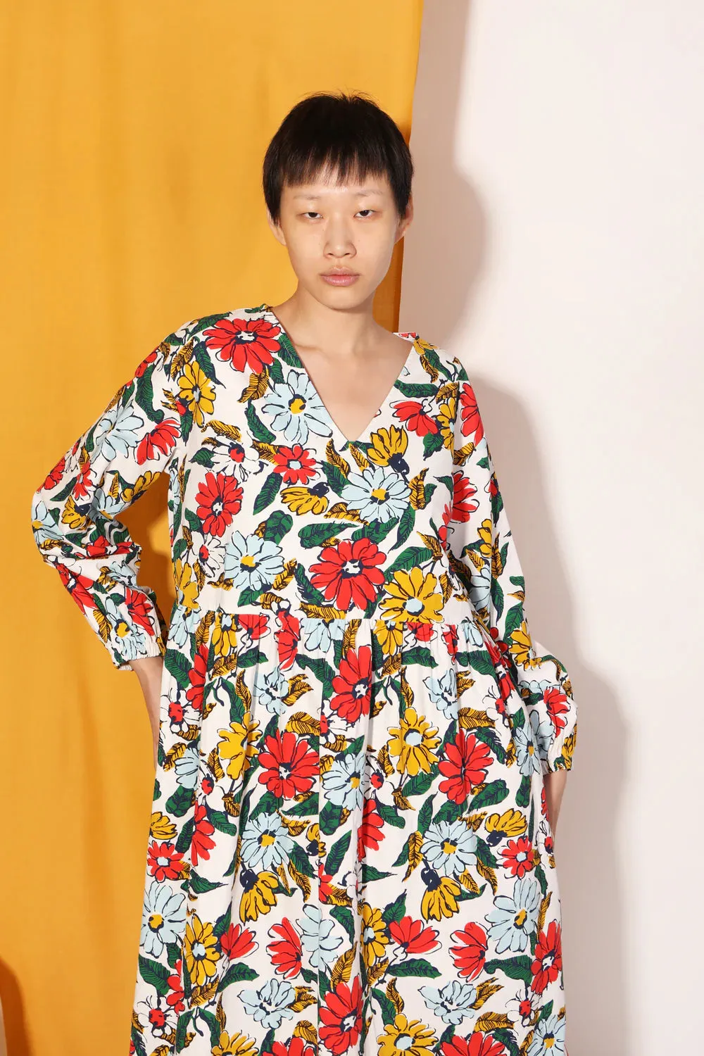 LF Markey | ARCHIVE Warren Dress | Cosmos floral