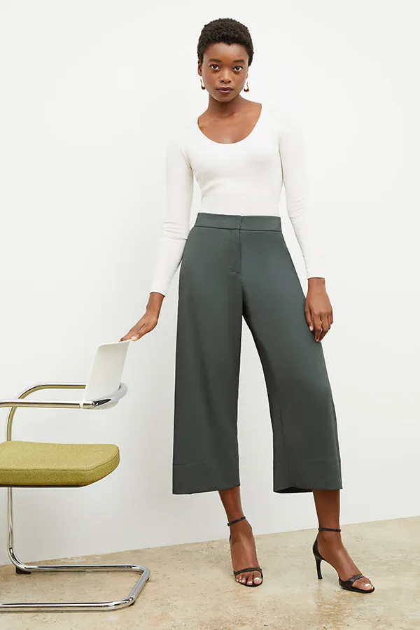 Marcia T-Shirt - Ribbed Pima Cotton :: Ivory