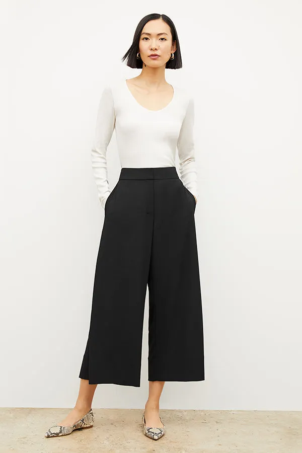 Marcia T-Shirt - Ribbed Pima Cotton :: Ivory