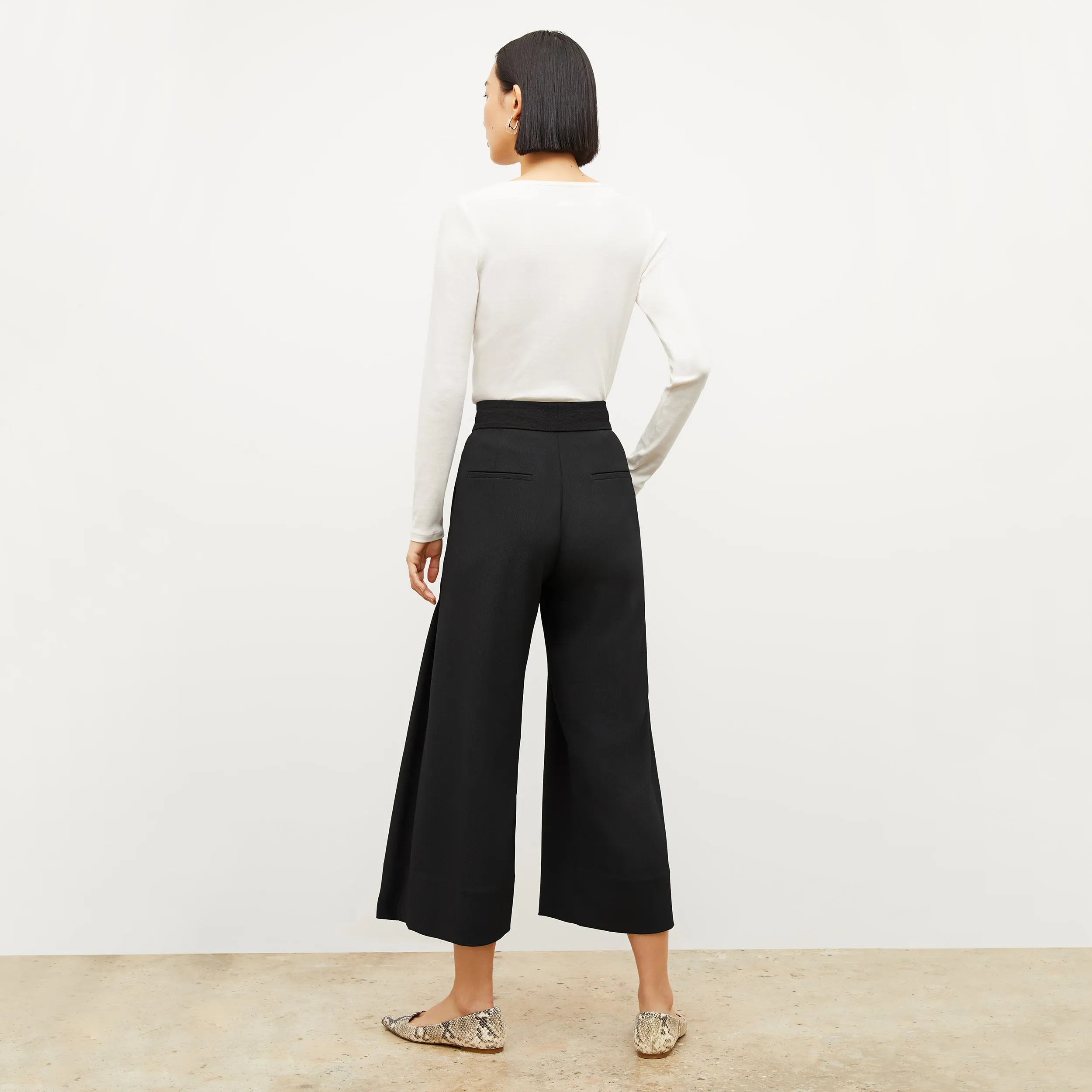 Marcia T-Shirt - Ribbed Pima Cotton :: Ivory